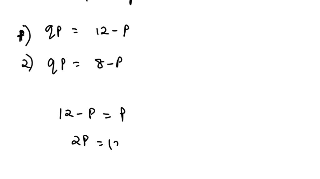 SOLVED 2 B. Demand and Supply Shifts Show on the graphs the effects