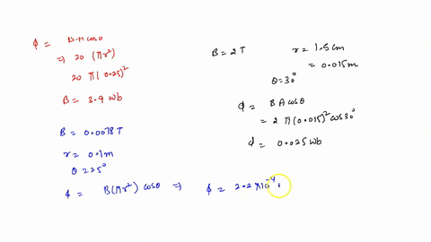 a-magnetic-field-of-200-is-directed-perpendicular-to-the-face-ofa-circular-coil-with-radius-of-20-cm-calculate-the-magnetic-flux-in-this-coil-393-wb-magnetic-field-of-300-is-directed-paralle-39856