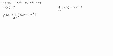 cansider-the-followlng-function-kx-2x3-21x2-60x-find-the-derivative-fx-find-any-critical-numbers-of-the-function_-enter-vour-answer-as-comma-separated-iist-if-ay-answer-docs-not-exist-enter-92634