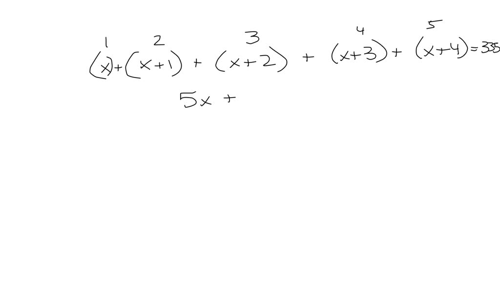 five-consecutive-numbers-add-up-to-335-what-will-be-the-sum-of-largest