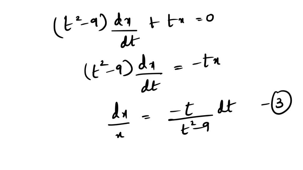 SOLVED: Q7 (10 marks) Verify that the following first-order ODE is a ...