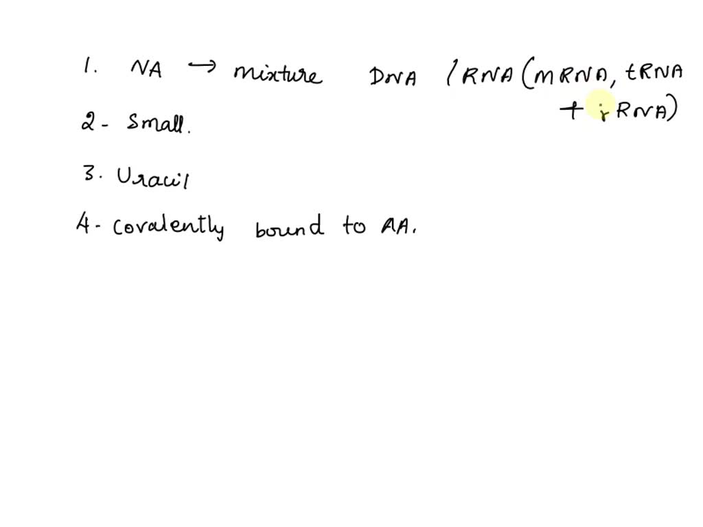 SOLVED A nucleic acid is purified from a mixture. The molecules are