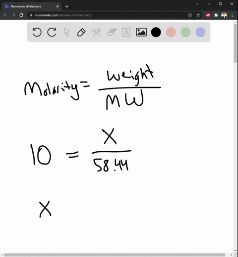 calculate-the-amount-of-nacl-required-to-make-25-ml-of-a-10mm-solution-molar-mass-of-nacl-5844-gmol-26518