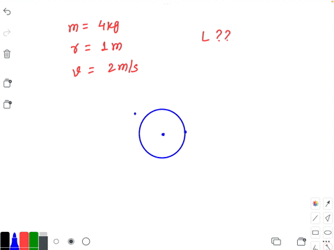 uma-particula-de-4-kg-descreve-um-circulo-de-raio-1-m-em-torno-da-origem-com-velocidade-de-modulo-constante-igual-a-2-ms-qual-o-modulo-do-seu-momento-angular-em-relacao-a-origem-em-unidades-si