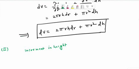 point-use-differentials-to-estimate-the-amount-of-material-in-a-closed-cylindrical-can-that-is-30-cm-high-and-12-cm-in-diameter-if-the-metal-in-the-top-and-bottom-is-01-cm-thick-and-the-meta-54962