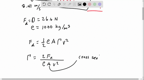a-truncated-cone-of-length-l-cm-traveling-through-fluid-at-speed-of-841-mls-is-shown_-the-narrow-end-of-the-cylinder-has-diameter-of-222cm-whereas-the-wider-end-has-diameter-of-337-cm-the-dr-26588
