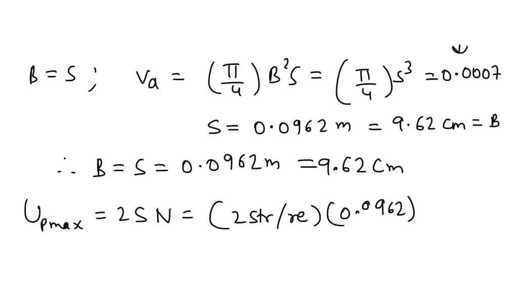 SOLVED A 2.8litre fourcylinder square engine (bore = stroke) with