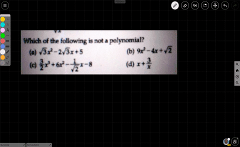 which-of-the-following-is-not-a-polynomial-91532