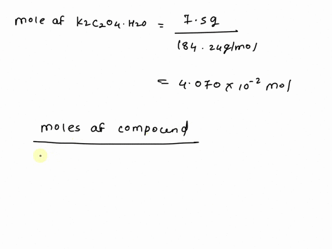 d-zpts-calculate-the-theoretical-yield-of-potassium-diaqua-dioxalato-cuprateil-if-we-used-1758-copper-sulfate-pentahydrate-and-75g-of-potassium-oxalate-monohydrate-in-the-following-chemical-18505