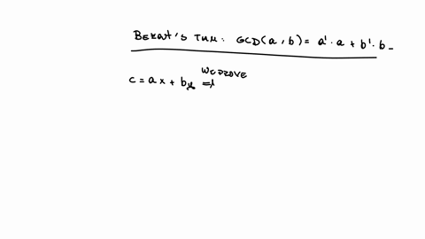 given-integers-a-and-b-prove-the-following-a-there-exist-integers-x-and-y-for-which-ax-by-if-and-only-if-gcda-b-c-93264