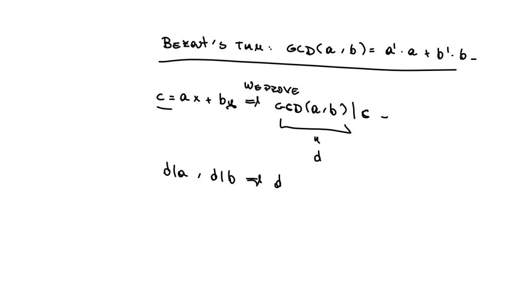 SOLVED: The Linear Diophatic Equation Ax+by = C (a,b,c Constants,x And ...