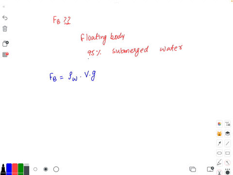 calculate-the-buoyant-force-if-a-floating-body-is-95-submerged-in-water-the-density-of-water-is-1000-kgm-3-20813