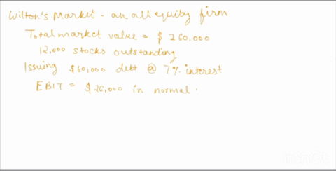 wiltons-market-is-an-all-equity-firm-with-a-total-market-value-of-260000-and-12000-shares-of-stock-outstanding-management-is-considering-issuing-60000-of-debt-at-an-interest-rate-of-7-percen-87052
