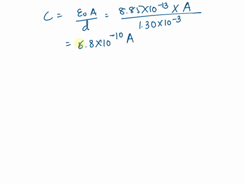 a-capacitor-the-plates-of-which-are-separated-by-a-distance-of-130-mm-stores-94-mj-when-it-is-connected-to-a-55x103-v-source-calculate-the-area-of-the-capacitor-plates-07723