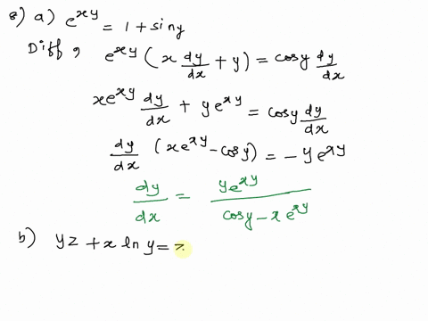 8-a-given-exy-1-sin-y-use-implicit-differentiation-to-find-dydx-b-given-yz-x-ln-y-z2-use-implicit-differentiation-to-find-zx-and-zy-9-find-all-first-and-second-order-partial-derivatives-of-t-7823