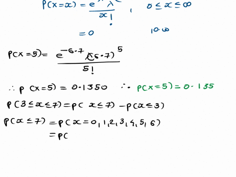 the-parameter-of-a-poisson-random-variable-x-is-67-a-determine-px5-p3x7-and-px2-b-find-the-mean-and-standard-deviation-of-x-a-determine-px5-px5nothing-round-to-three-decimal-places-as-needed-11117