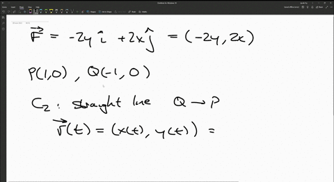 consider-the-vector-field-f2yi2xj-and-the-points-p10-and-q10-let-c2-be-the-straight-line-segment-from-the-point-q-to-the-point-p-calculate-the-line-integral-fdr-integral-snr-c2