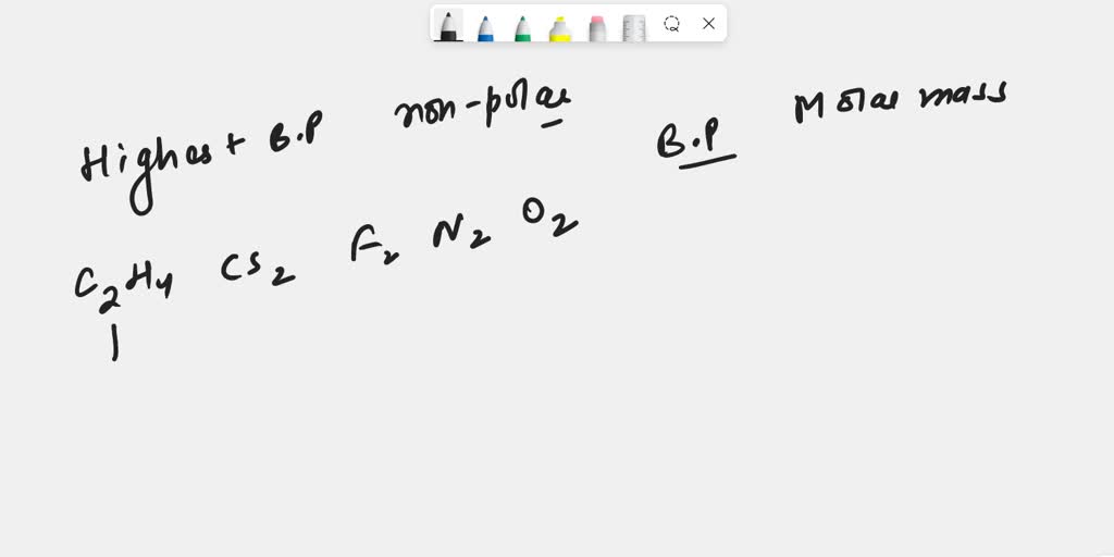 SOLVED Which one of the following nonpolar molecules has the