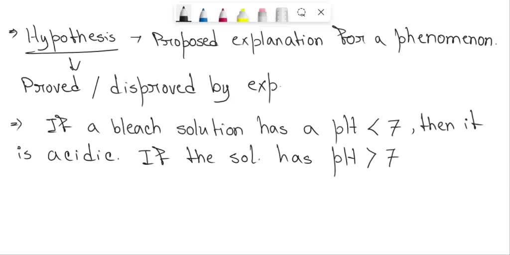 write a hypothesis about the ph level of common