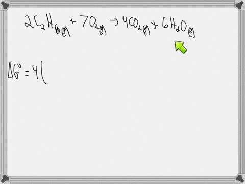 calculate-g-in-kjmol-for-the-following-reaction-at-1-atm-and-25c-2c2h6g-7o2g-4co2g-6h2ol-gf-c2h6g-3289-kjmol-gf-co2-g-3944-kjmol-gf-h2ol-23713-kjmol-a-5986-b-2355-c-1467-d-29350-e-1467