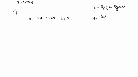 8. The following data are the age (in years) and baby's...