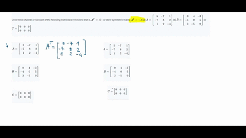 determine-whether-or-not-each-of-the-following-matrices-is-symmetric-that-is-ata-or-skew-symmetric-t-00718