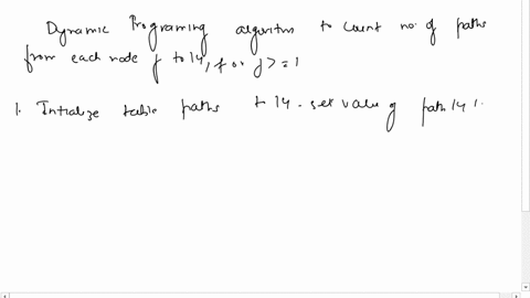 2-given-the-following-directed-acyclic-graph-use-dynamic-programming-to-fill-in-a-table-that-counts-number-of-paths-from-each-node-j-to-14-for-j-1-note-that-a-single-vertex-is-considered-a-p-78724