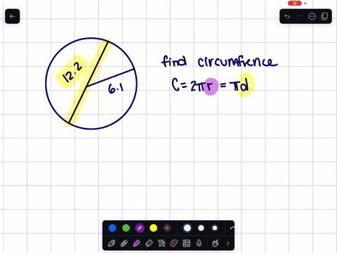 what-is-the-circumference-of-the-circle-shown-below-round-your-answer-tq-the-nearest-tenth-12-0-a-122-b-61-383-d-767-submt-50344