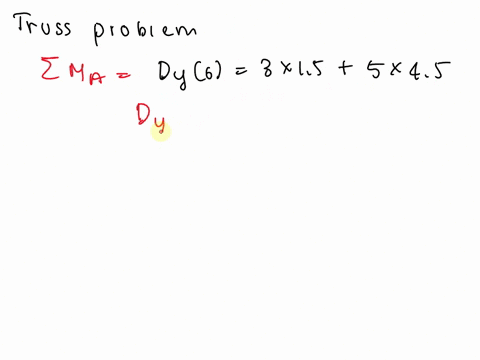 please-show-all-work-for-the-simple-truss-shown-find-the-reaction-forces-at-points-a-and-d-3-kn-5-kn-y-6060-x-e-3-m-3-m-fig-p7-10-05606