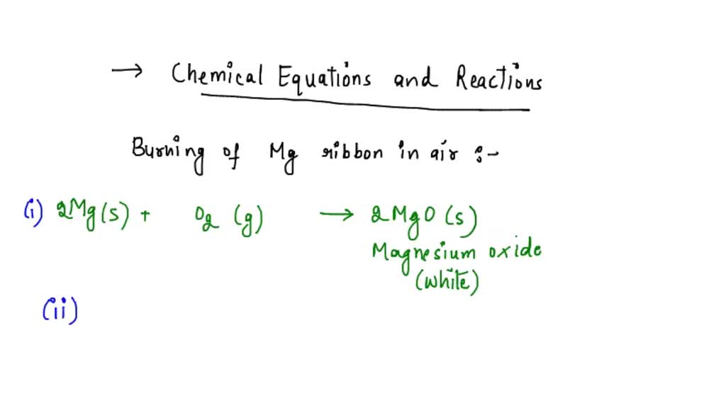 SOLVED: REPORT SHEET LAB: Chemical Reactions and Equations 10 ...