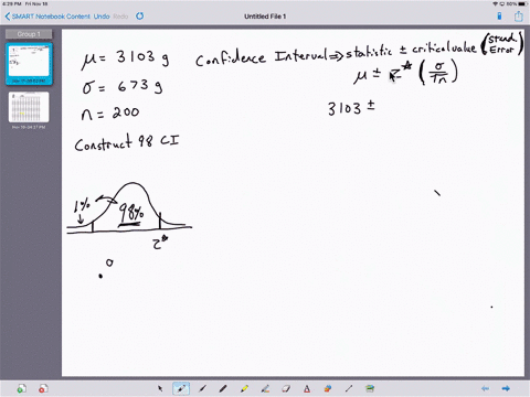 a-random-sample-of-the-birth-weights-of-200-babies-has-a-mean-of-3103-g-and-a-standard-deviation-of-673-g-construct-a-98-confidence-interval-estimate-of-the-mean-birth-weight-for-all-such-ba-13414