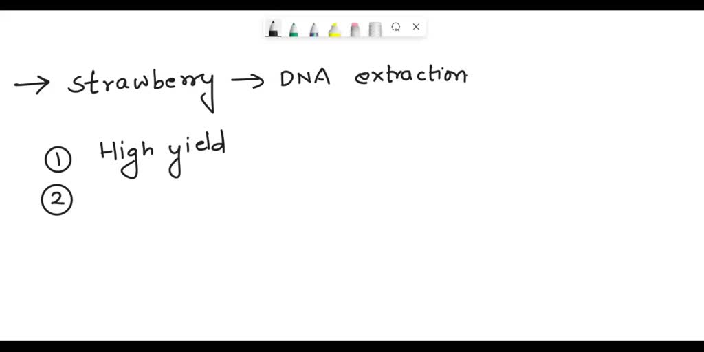 SOLVED In the strawberry DNA extraction, why is alcohol used? To
