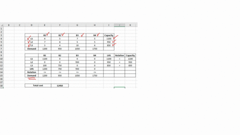 you-have-four-plants-that-must-service-customers-in-five-major-cities-the-customer-demand-plant-capacity-and-shipping-costs-per-item-are-in-the-excel-file-setup-a-linear-programming-model-in-64622