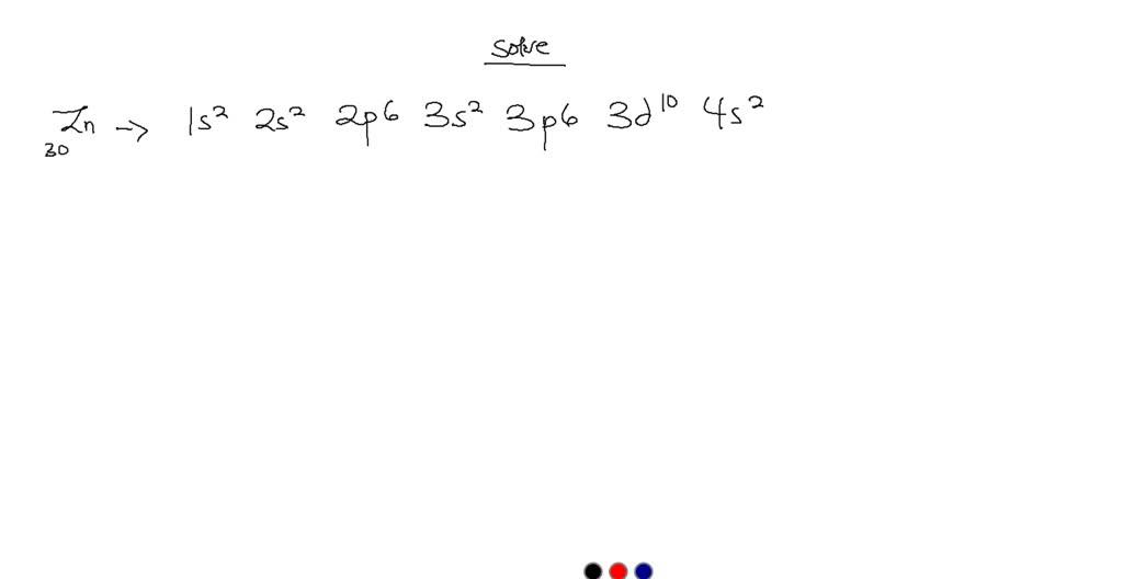 SOLVED 15) What is the condensed electron configuration for Zinc (Zn