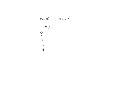 a-binomial-probability-experiment-is-conducted-with-the-given-parameters-compute-the-probability-of-x-successes-in-the-n-independent-trials-of-the-experiment-n10-p05-x4-01843