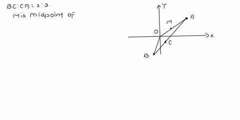 the-diagram-shows-triangle-aob-where-0-is-the-origin-ad-point-c-lies-on-the-straight-line-ab-divided-by-bc-ca-2-3-mis-the-midpoint-of-straight-line-oa-determine-a-941-8-1-a-point-m-and-point-65043