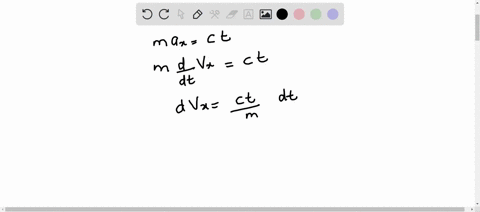 1-a-particle-of-mass-m-moving-along-the-x-axis-experiences-the-net-force-fxct-where-c-is-a-constant-the-particle-has-velocity-v0x-at-t-0-find-an-algebraic-expression-for-the-particles-veloci-39128