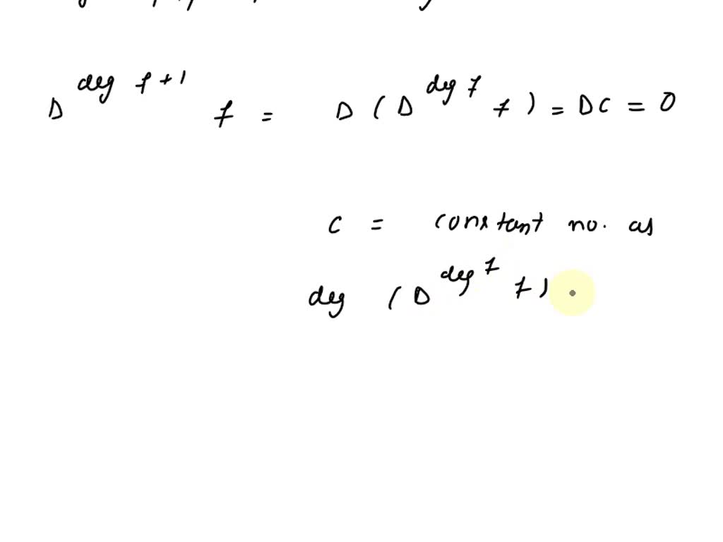 SOLVED Show that the differential operator defined on P, [0,1]( the space of all polynomials
