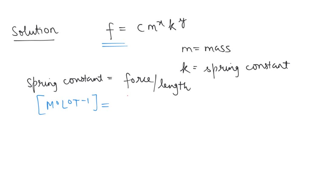 Spring Constant K Formula at Irene Troyer blog