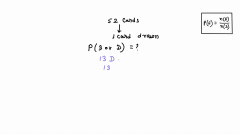 what-is-the-probability-of-drawing-a-single-card-from-a-standard-deck-of-52-cards-that-is-a-3-or-a-diamond-49499