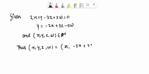 11-extra-find-a-basis-for-the-indicated-subspace-a-the-set-of-vectors-in-r4-of-the-form-xyzw-satisfying-2x-y-_-3z-sw-0-b-the-set-of-vectors-in-r5-of-the-form-abde-such-that-a-2e-b-d-c-e-d-42124