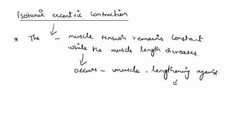 which-of-the-following-is-true-concerning-an-isotonic-eccentric-contraction-o-the-muscle-tension-remains-constant-and-length-shortens-o-the-muscle-tension-remains-constant-and-length-increas-71397