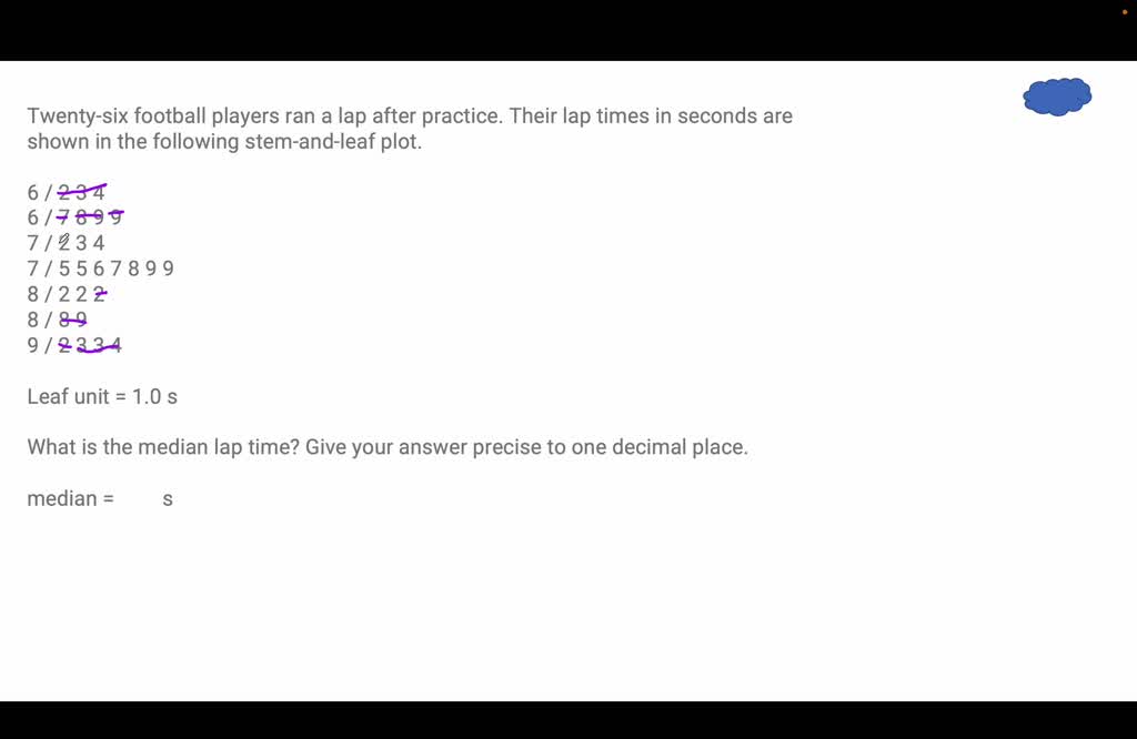 SOLVED Twentysix football players ran a lap after practice. Their lap