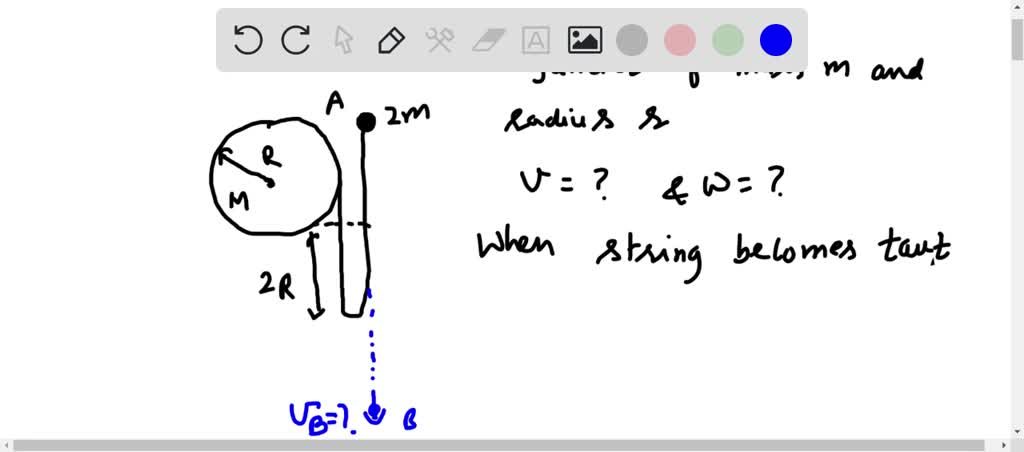 A light string is wrapped around a cylindrical shell and a fraction of ...