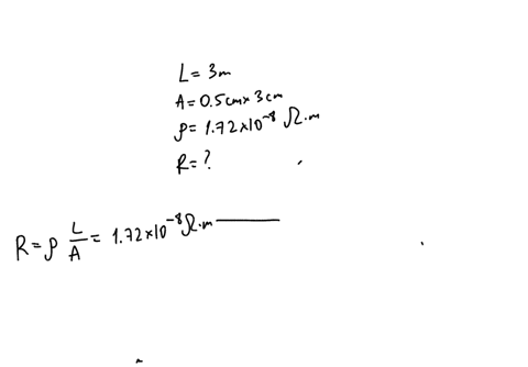 find-the-resistance-at-209c-of-an-annealed-copper-bus-bar-3-m-in-length-and-05-cm-by-3-cm-in-rectangular-cross-section-the-resistivity-of-the-copper-wire-is-172-x-10-q-m-18542