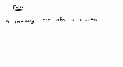 a-note-receivable-is-a-written-promise-by-the-maker-to-the-payee-to-pay-a-specified-amount-of-money-at-a-definite-time-true-false-77319