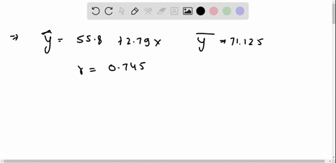 use-the-given-data-to-find-the-best-predicted-value-of-the-response-variable-eight-pairs-of-data-yield-r-0742-and-the-regression-equation-v-558279x-also-y71125-what-is-the-best-predicted-val-76733