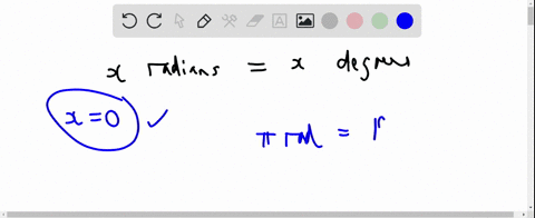 are-there-any-real-numbers-x-with-the-property-that-x-degrees-equals-x-radians-if-so-find-them-if-2-82749
