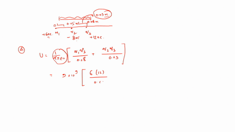 three-point-charges-are-arranged-along-the-axis-charge-ql-is-at-the-origin-and-has-value-of-6nc-charge-92-is-located-at-x-005-m-and-is-8-nc-charge-43-is-located-at-the-position-x-008-m-and-i-09353