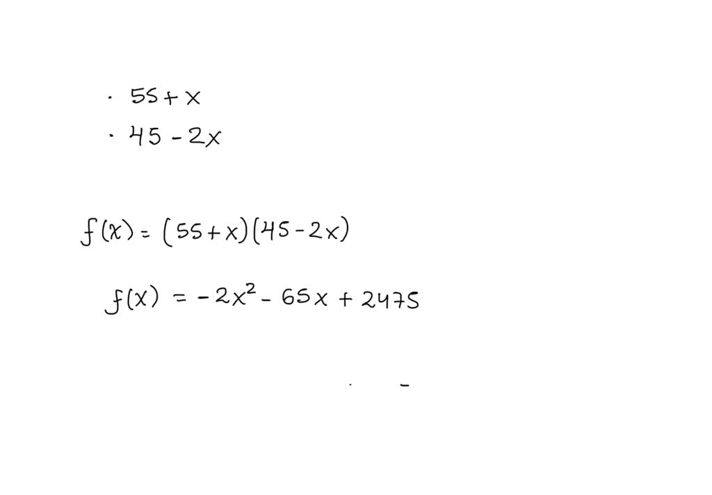 SOLVED farmer fInds that if she plants 55 trees per acre , each tree